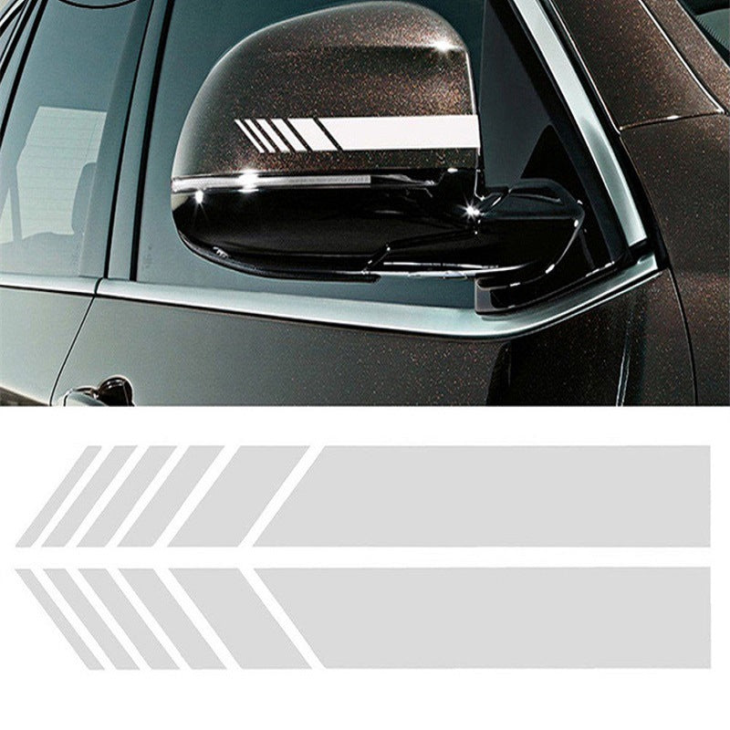 2pcs Car Rear View Mirror Personalized Decals Stickers