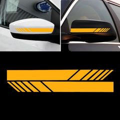 2pcs Car Rear View Mirror Personalized Decals Stickers