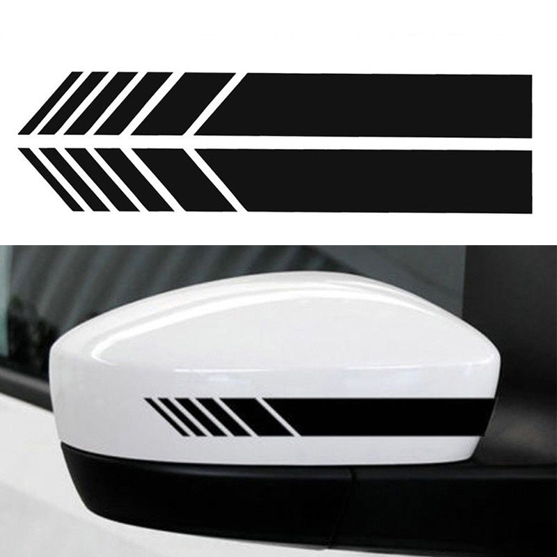 2pcs Car Rear View Mirror Personalized Decals Stickers