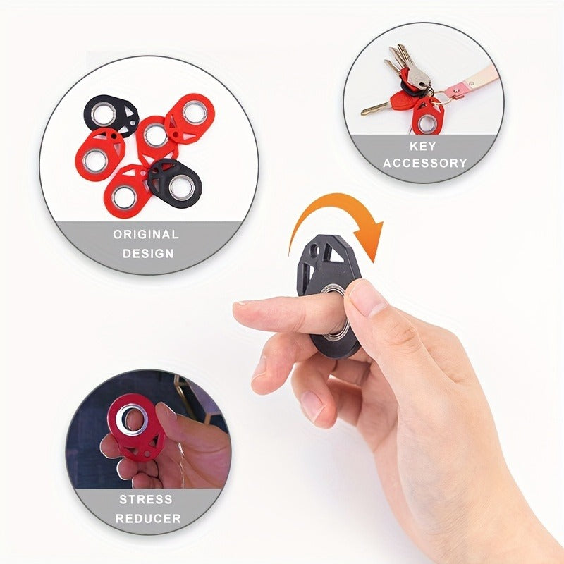 Keychain Fidget Spinner Anti Anxiety Toy