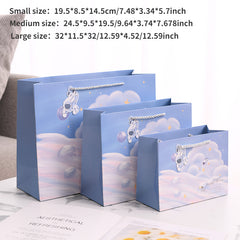 Horizontal Astronaut Planet Gift Bag for Kids Birthday