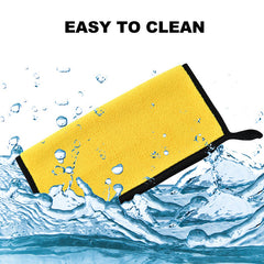 5pc Microfiber Towel Car Interior Cleaning Rag Auto Detailing Kitchen Home Wash