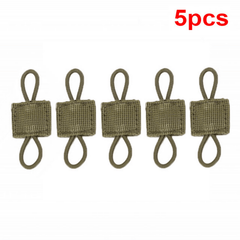 5pcs Tactical Backpack Binding Buckles Elastic Strap Carabiner Clip