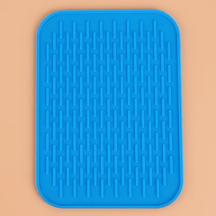 Silicone Heat Resistant Mat Holder Trivets for Hot Pots, Kitchen Dish Pad