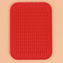 Silicone Heat Resistant Mat Holder Trivets for Hot Pots, Kitchen Dish Pad