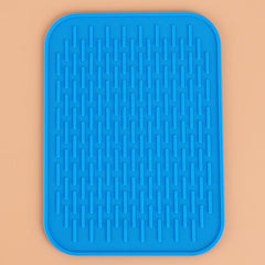 Silicone Heat Resistant Mat Holder Trivets for Hot Pots, Kitchen Dish Pad