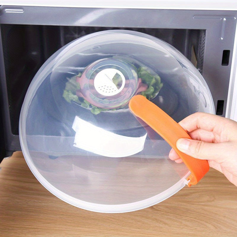 Plastic Microwave Plate Cover Transparent Splash Proof Food Cover