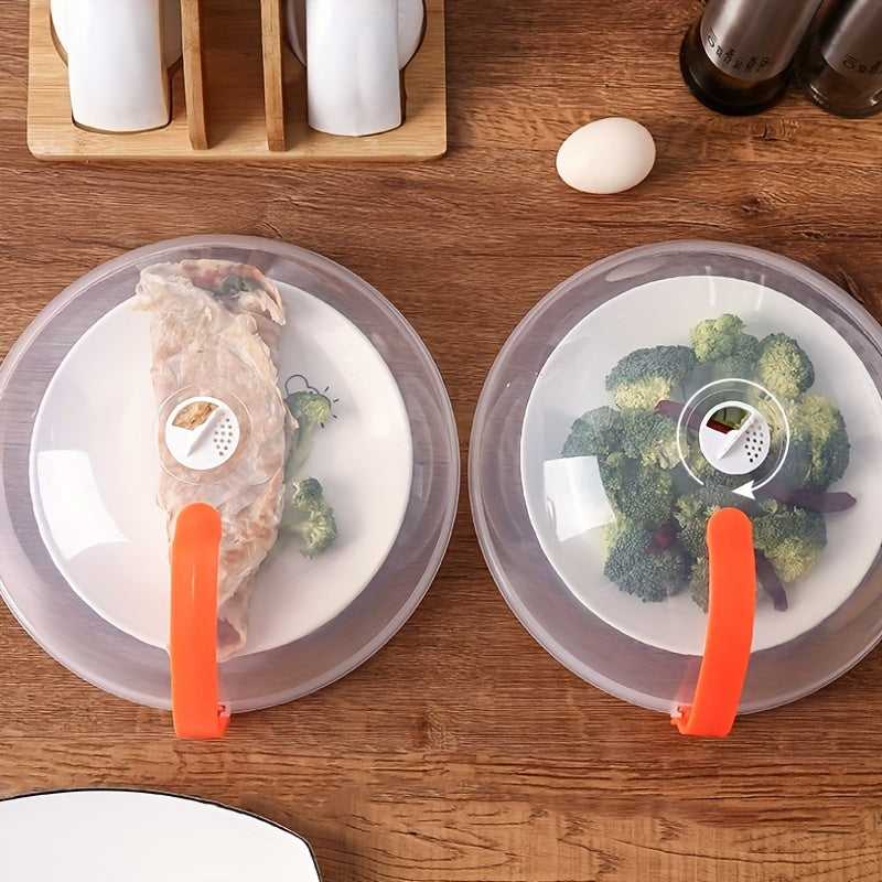 Plastic Microwave Plate Cover Transparent Splash Proof Food Cover