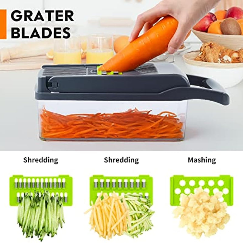 Vegetable Chopper Pro 13 in 1 Food Chopper Kitchen Slicer Dicer Cutter