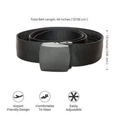 Men's Military Automatic Buckle Nylon Belt Tactical Canvas Belt