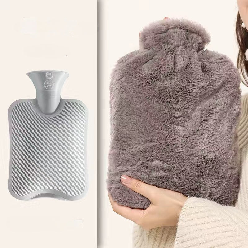 Warm Hand Bag for Outdoor Camping Portable Hot Water Bag Winter Plush