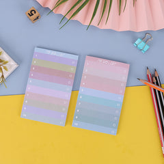 Colorful Rainbow Notepad for Office and Learning