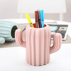 Cactus Pen Holder Desk Supplies Multifunctional Organizer