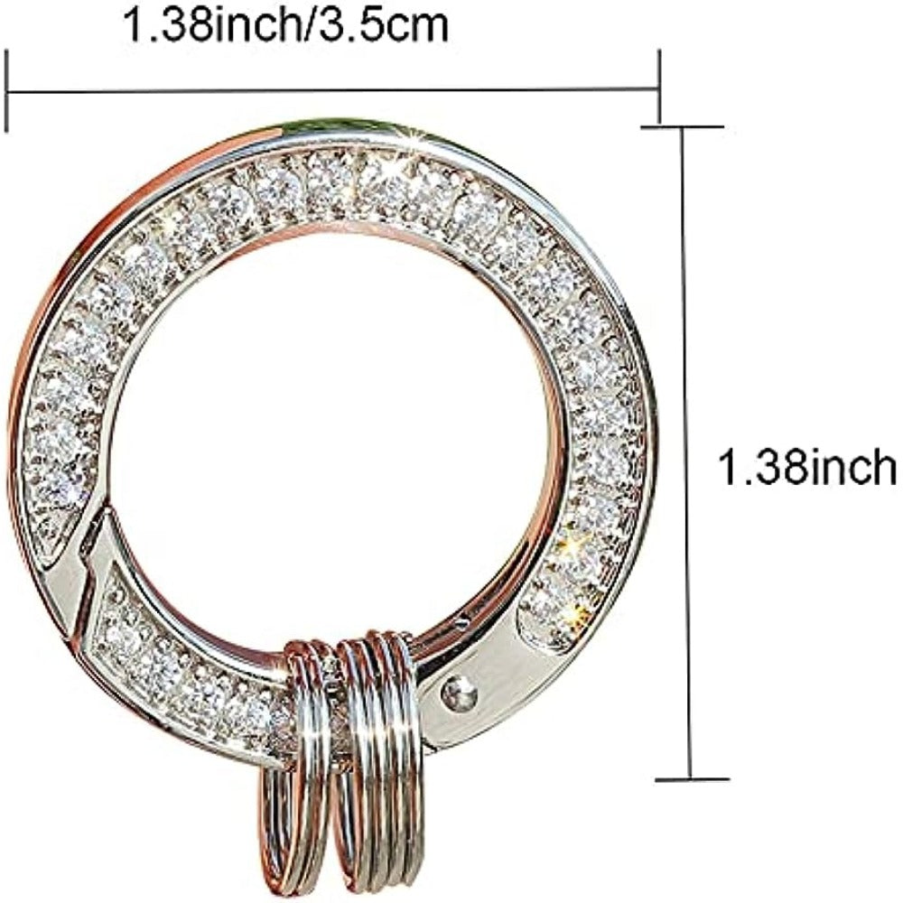 Crystal Car Keychains For Women Girl Sparkly Rhinestones Key Fob Keychain