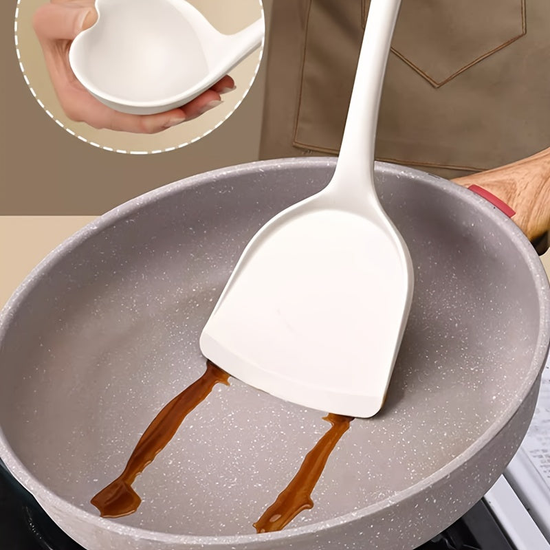 Silicone Kitchenware Set Spatula Spoon Colander Rice Spoon Kitchen Gadgets
