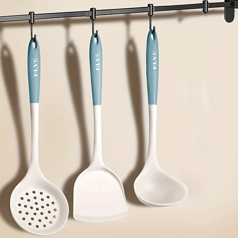 Silicone Kitchenware Set Spatula Spoon Colander Rice Spoon Kitchen Gadgets