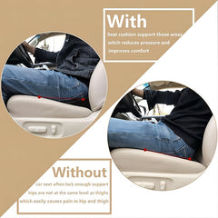 Memory Foam Car Seat Pad for Sciatica & Lower Back Pain Relief