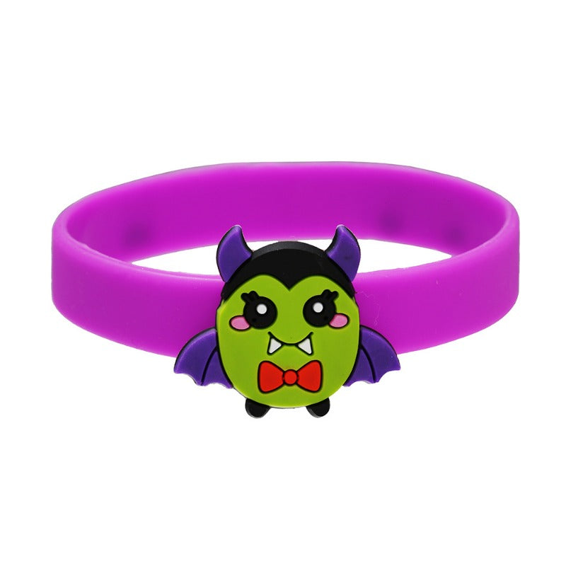 Halloween Waterproof Silicone Bracelet Funny Rubber Wristband
