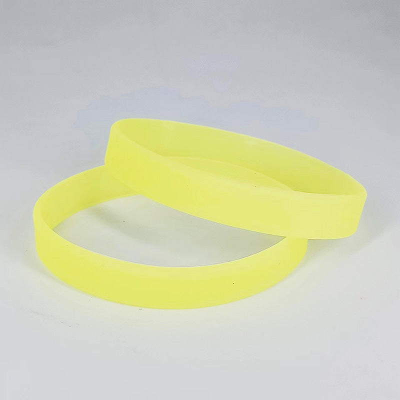 Luminous Silicone Bracelet Glow In Night Rubber Sport Wristband