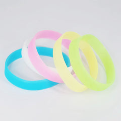 Luminous Silicone Bracelet Glow In Night Rubber Sport Wristband