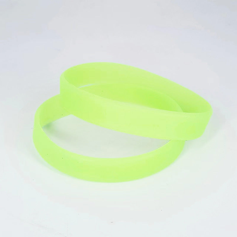 Luminous Silicone Bracelet Glow In Night Rubber Sport Wristband