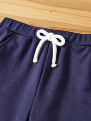 Boys Camouflage & Letter Print Shorts for Summer Outdoor