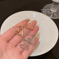 Love Earrings Romantic Hearts Dangle Earrings for Women