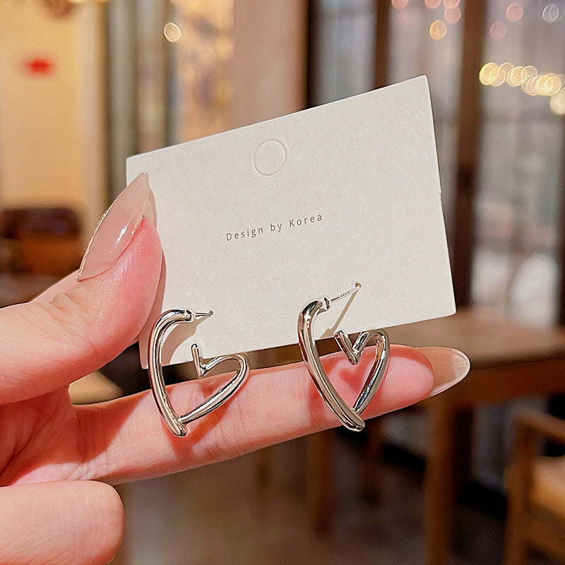 Love Earrings Romantic Hearts Dangle Earrings for Women