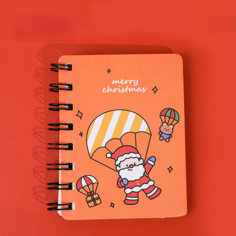 Christmas Coil Book Student Mini Convenient Notepad Pocket Notebook