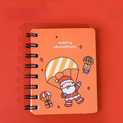Christmas Coil Book Student Mini Convenient Notepad Pocket Notebook