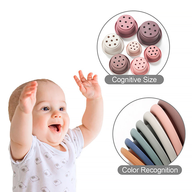 Montessori Stacking Cup Toy Set for Infants