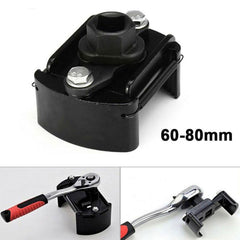 Adjustable Filter Wrench 1/2 Drive 60-80mm Filter Remover Kit