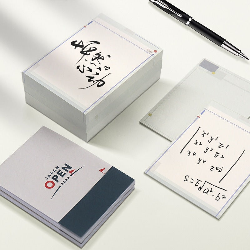 10pcs Detachable Paper Brick Non-adhesive Pad Student Notepad