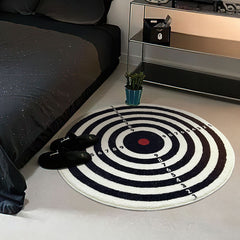Dart Board Area Rugs Round Shaggy Floor Mat 60x60cm 100x100cm