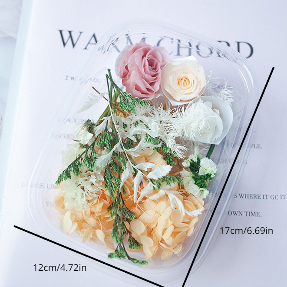 Dried Flowers DIY Aromatherapy Candle Epoxy Resin Mold Wedding Bouquet