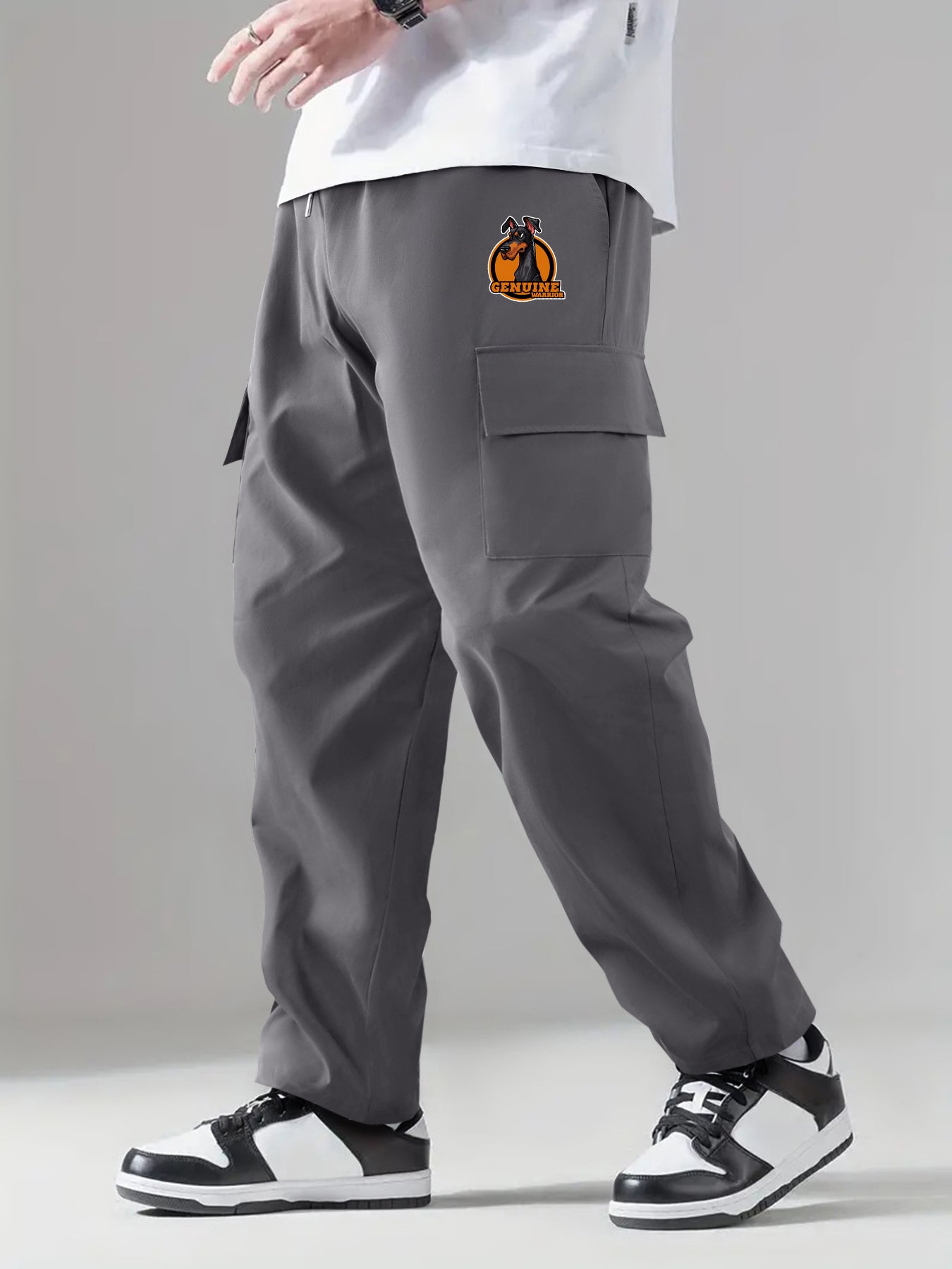 Cargo Pants Men's Flap Pocket Trousers Outdoor Streetwear