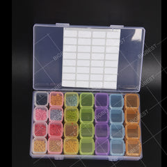 DIY Bead Storage Container 28-64 Grids Diamond Painting Accessories Box