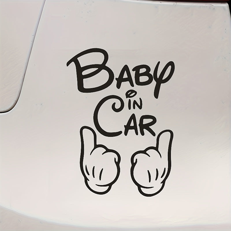Creative Car Stickers - Hands Holding Baby In The Car