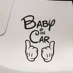Creative Car Stickers - Hands Holding Baby In The Car