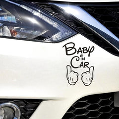 Creative Car Stickers - Hands Holding Baby In The Car