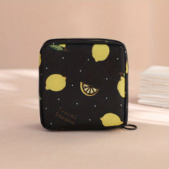 Girls Portable Cosmetic Lipstick Bag Makeup Bag Sanitary Pad Storage Bag