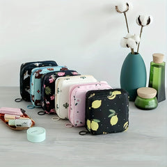 Girls Portable Cosmetic Lipstick Bag Makeup Bag Sanitary Pad Storage Bag