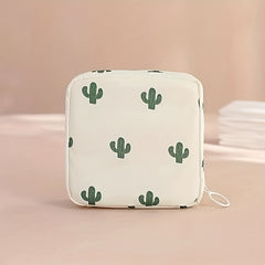 Girls Portable Cosmetic Lipstick Bag Makeup Bag Sanitary Pad Storage Bag