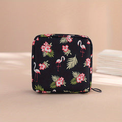 Girls Portable Cosmetic Lipstick Bag Makeup Bag Sanitary Pad Storage Bag
