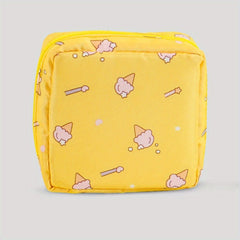 Girls Portable Cosmetic Lipstick Bag Makeup Bag Sanitary Pad Storage Bag