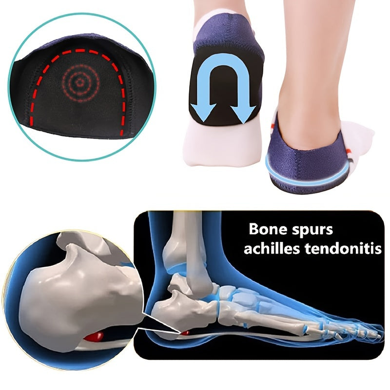 Heel Brace Gel Pads for Comfort & Support - Cushion Sleeves