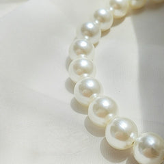 Faux Pearl Curtain Strap French Buckle & Curtain Holdback
