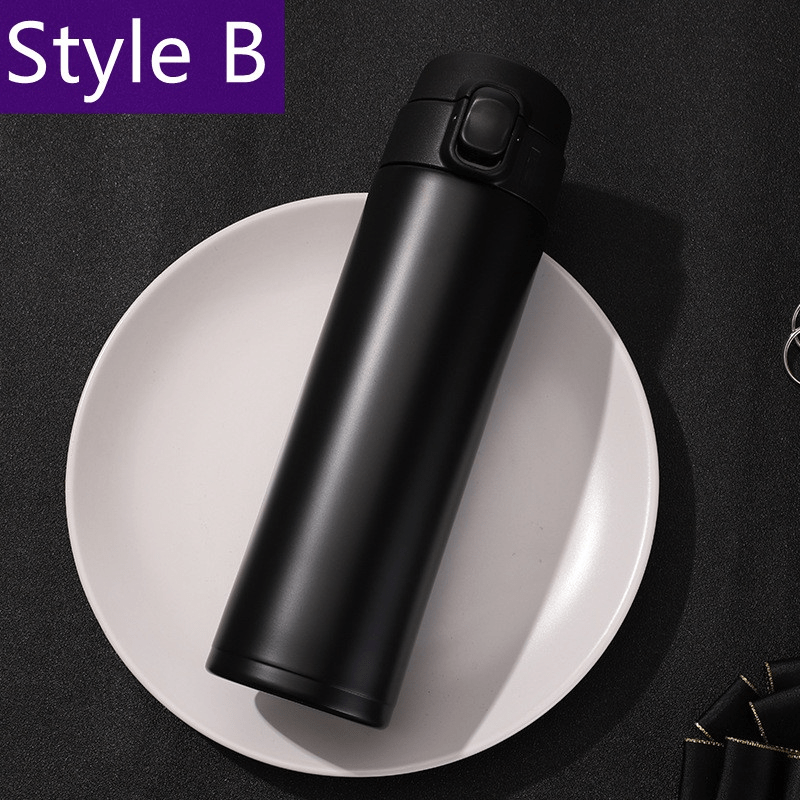 Portable Vacuum Flask Insulated Water Bottle Leak Proof Double Walled