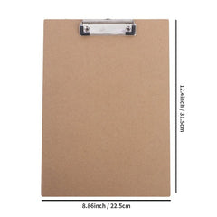A4 Basics Hardboard Office Clipboards - Durable Document Holder
