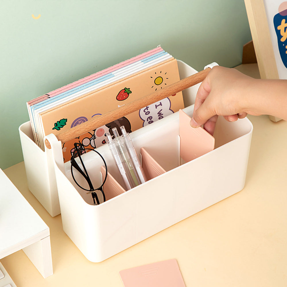 Portable Storage Box Creative Classification Desktop Stationery Bucket